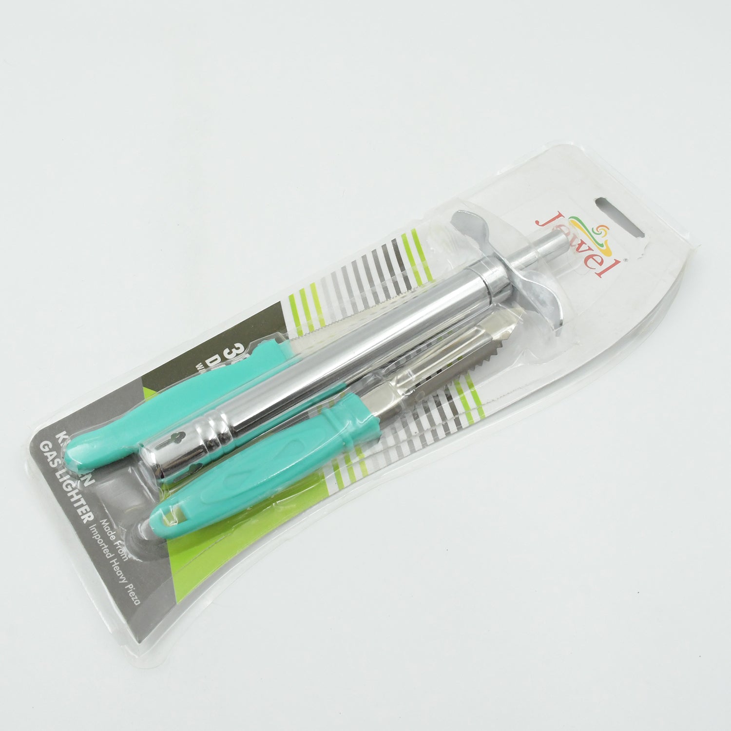 Peeler and knife with lighter Peeler and knife with lighter